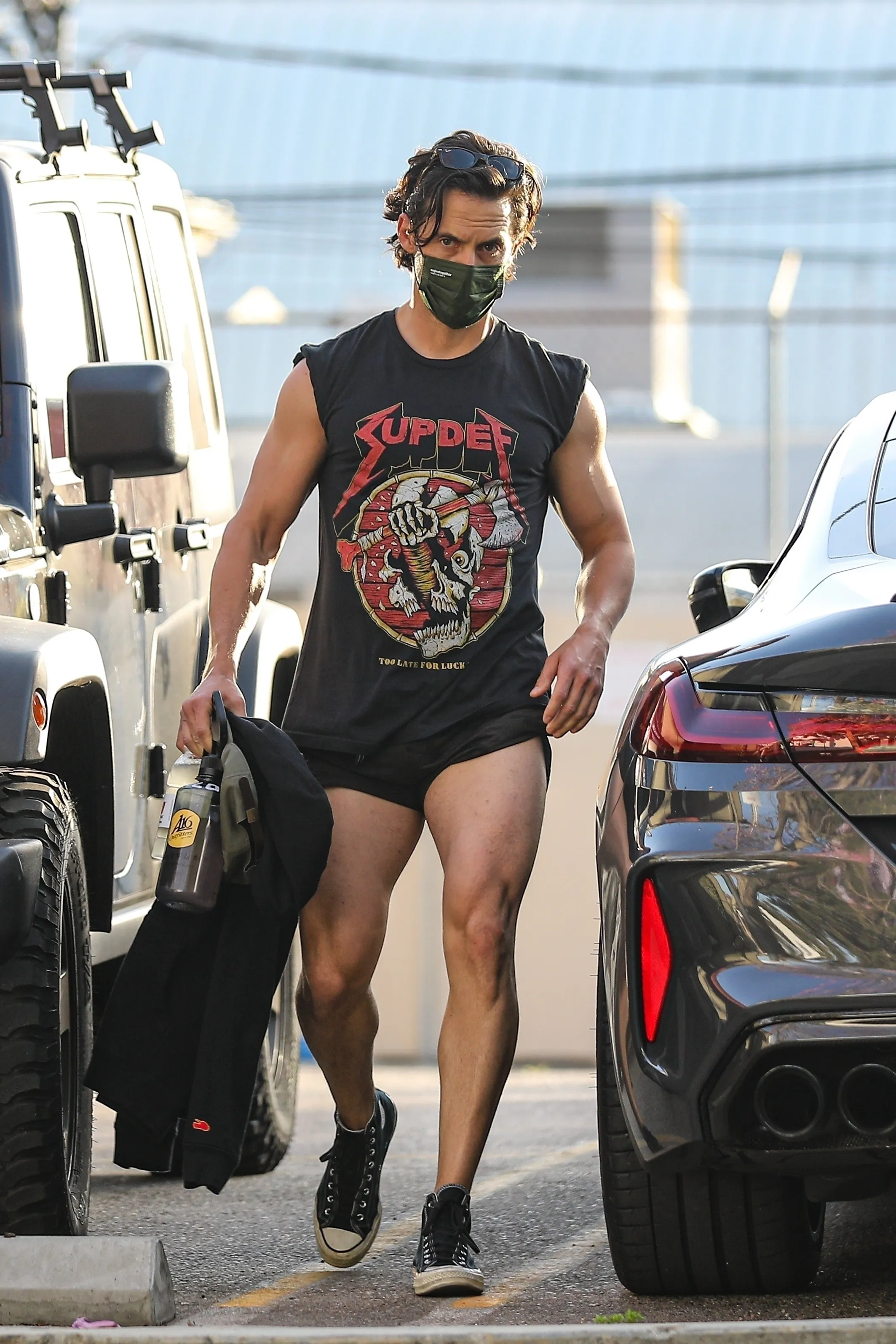 men in short shorts